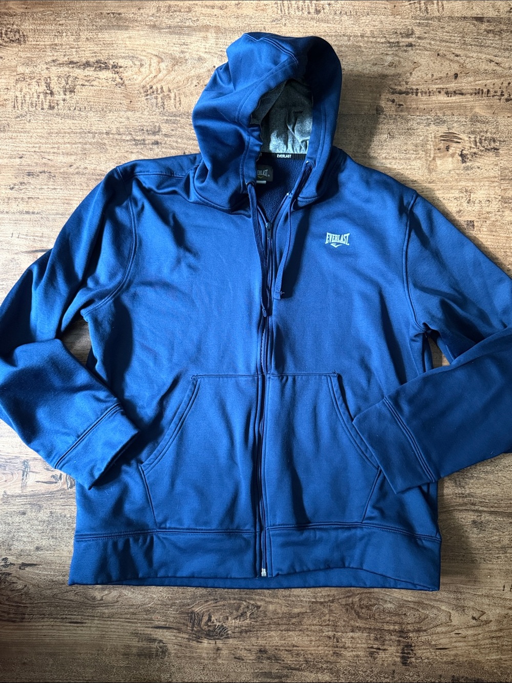 Everlast Men's Royal Blue Full-Zip Hooded Jacket